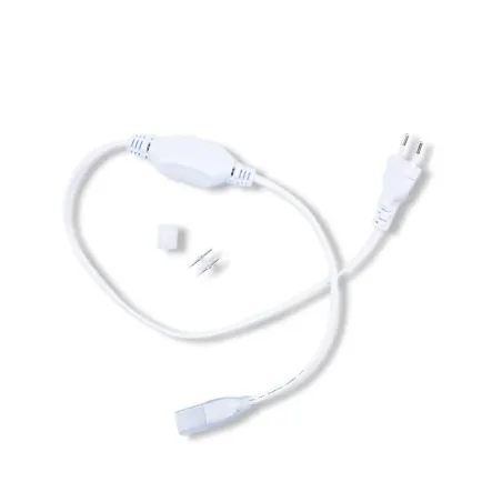 CABLE ALIM + EMB FIN+ CONNECTEUR PIN MALE/MALE NEON FLEX 27X15mm