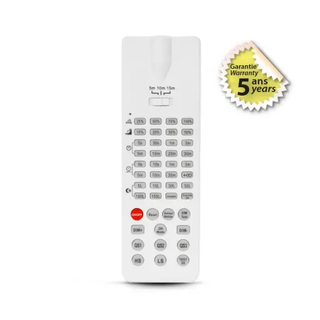 TELECOMMANDE INFRA ROUGE POUR DETECTEUR DE PRESENCE ENCASTRABLE