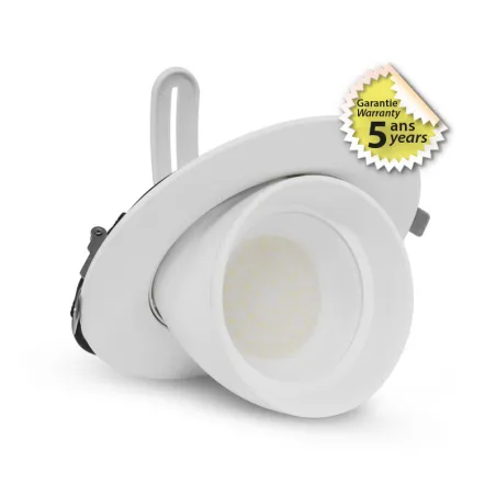 LED PLAFOND  CIRCULAIRE  ORIENTABLE  38 W  CCT BLANC 5 ANS