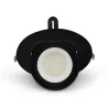 LED PLAFOND  CIRCULAIRE  ORIENTABLE  38 W  CCT NOIR 5 ANS