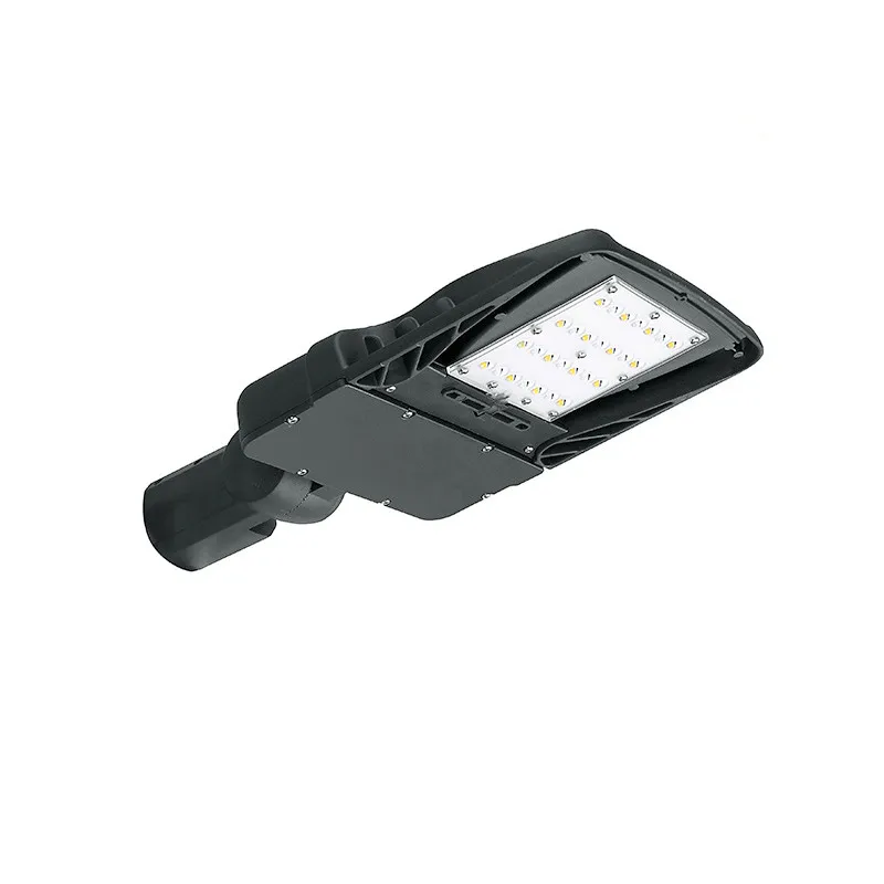 TETE DE LAMPADAIRE 100watt GRIS ANTHRACITE 4000K DETECT CREPUSCULAIRE