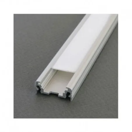 PROFILE LED PLAT 1000MM ALU BRUT 14,4MM x10