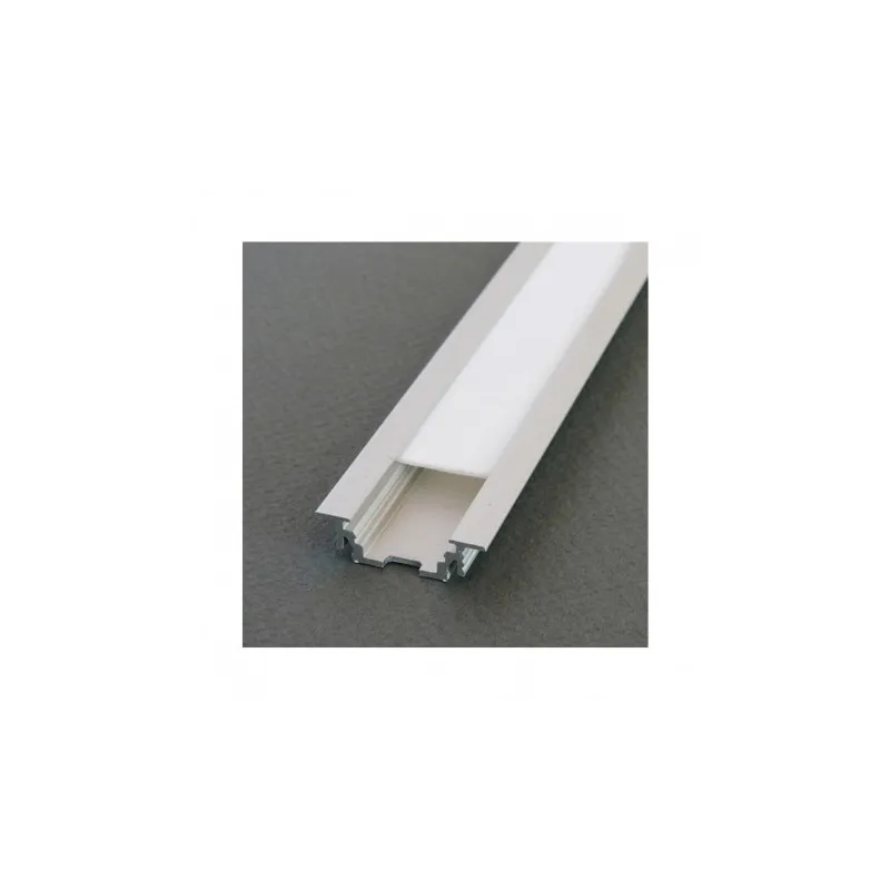 PROFILE LED RAINURE 1000MM ALU BRUT 14,4MM x10