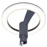 Lampadaire éclairage public extérieure 60w led gris anthracite ip65-220v-4300 lumens-3000k