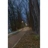 Lampadaire éclairage public extérieure 60w led gris anthracite ip65-220v-4300 lumens-3000k