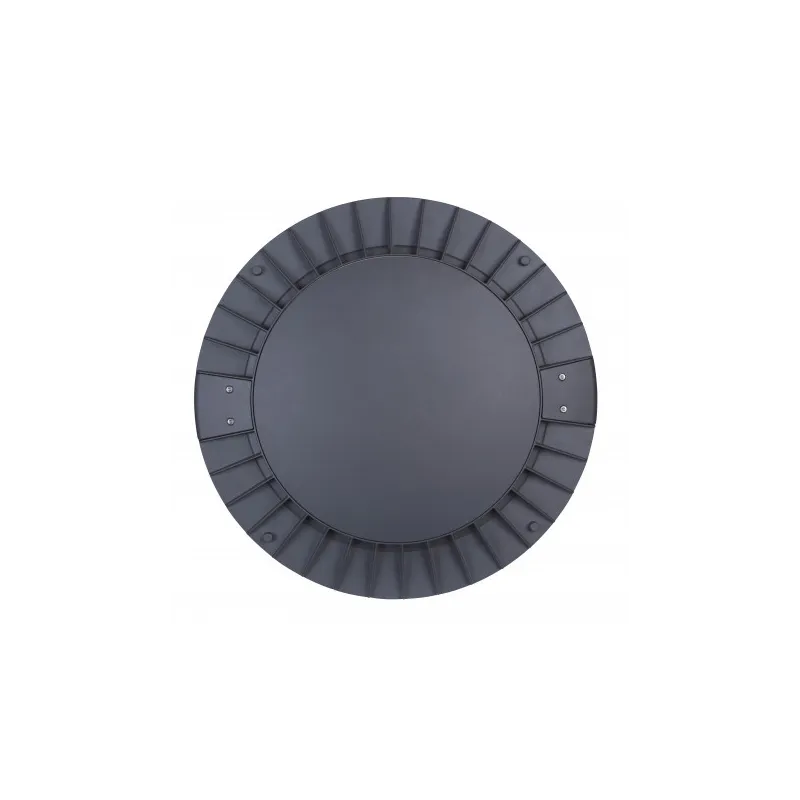 Lampadaire éclairage public extérieure 60w led gris anthracite ip65-220v-4300 lumens-3000k