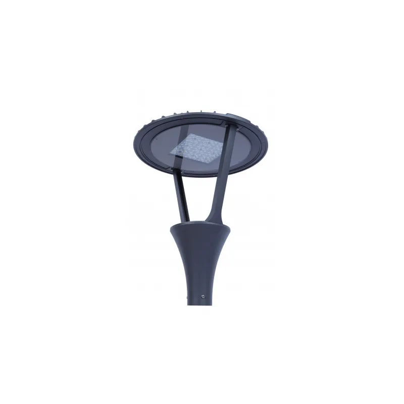 Lampadaire éclairage public extérieure 60w led gris anthracite ip65-220v-4300 lumens-3000k