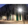 Lampadaire éclairage public extérieure 30w led gris anthracite ip65-220v-2350 lumens-3000k