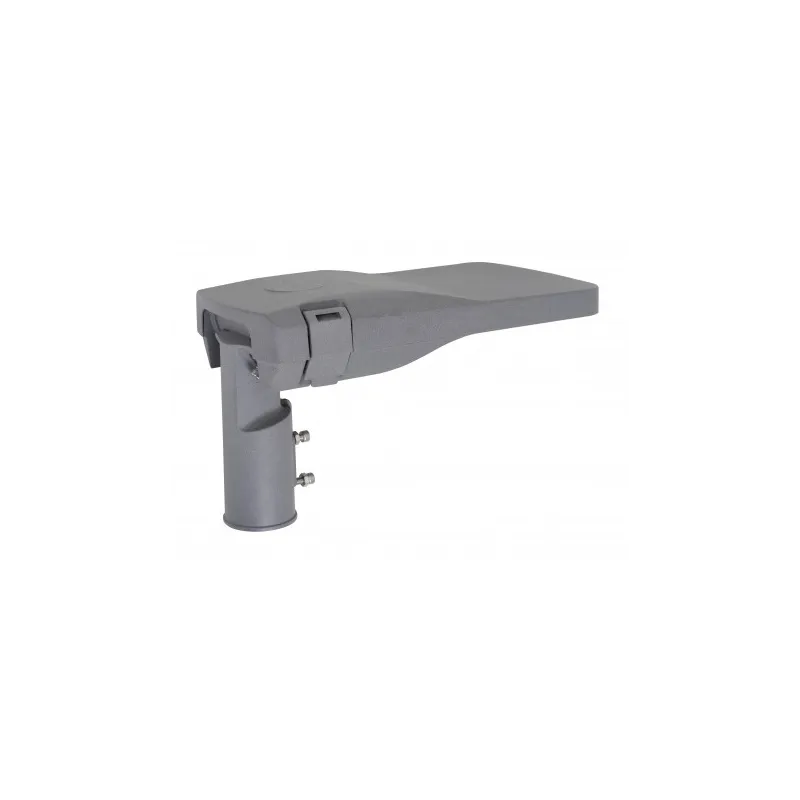 Lampadaire candélabre éclairage public extérieure 80w led gris ip65-220v-10645 lumens-3000k