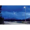 Lampadaire candélabre éclairage public extérieure 80w led gris ip65-220v-10645 lumens-3000k