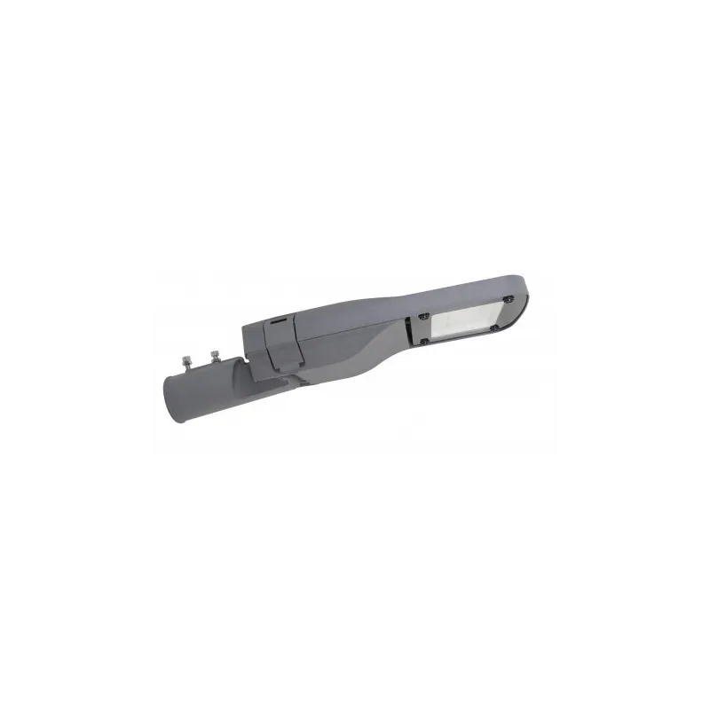 Lampadaire candélabre éclairage public extérieure 80w led gris ip65-220v-10645 lumens-3000k