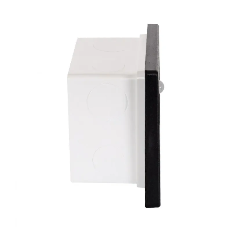 Spot de balisage détecteur 1.5w LED 220v escalier mur encastrable noir