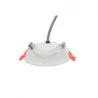 Spot led blanc encastrable orientable 9w-660 lumens