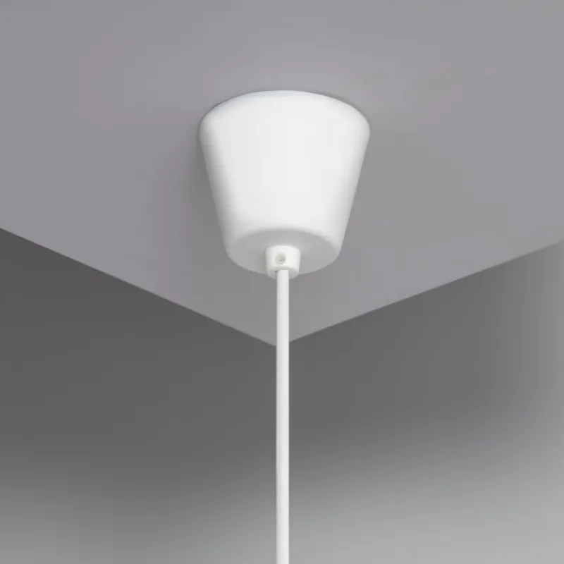 Suspension luminaire suspendu papier tressé marron culot e27