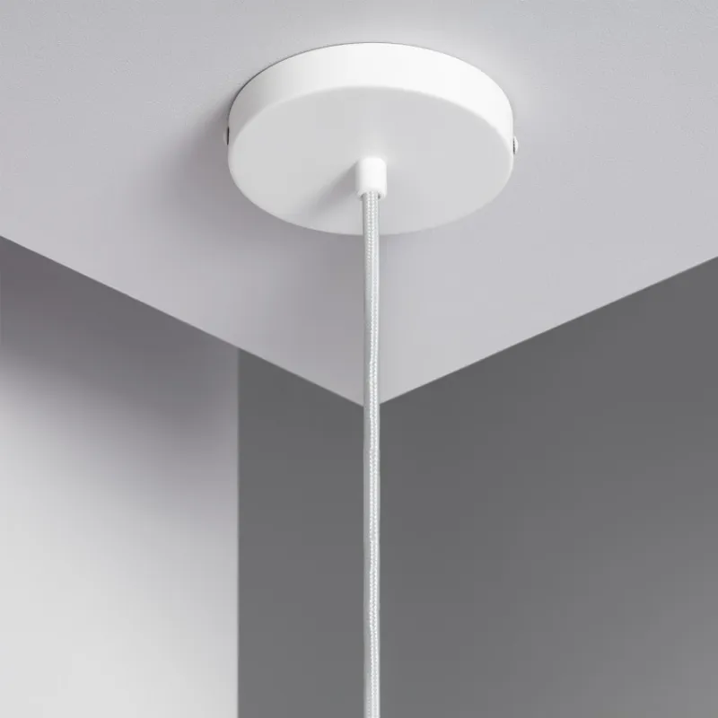 Suspension luminaire suspendu bois rotin culot e27