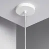 Suspension luminaire suspendu bois rotin culot e27