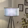 Lampadaire 150cm sur pied métal abat-jour culot e27