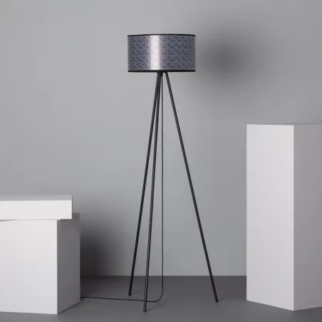 Lampadaire 150cm sur pied métal abat-jour culot e27
