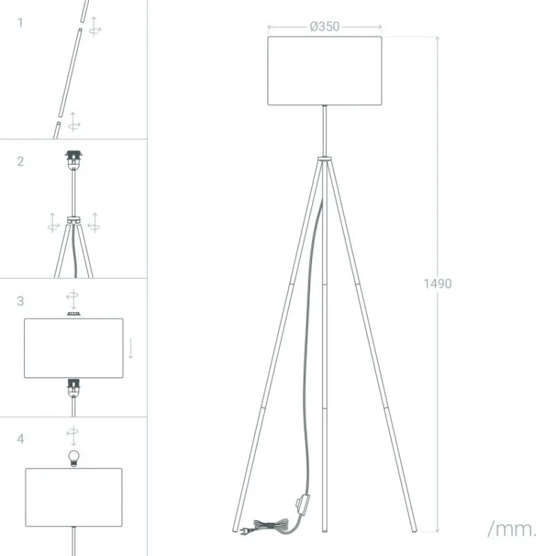 lampadaire-sur-pied-150cm-aluminium-abat-jour-blanc-culot-e27