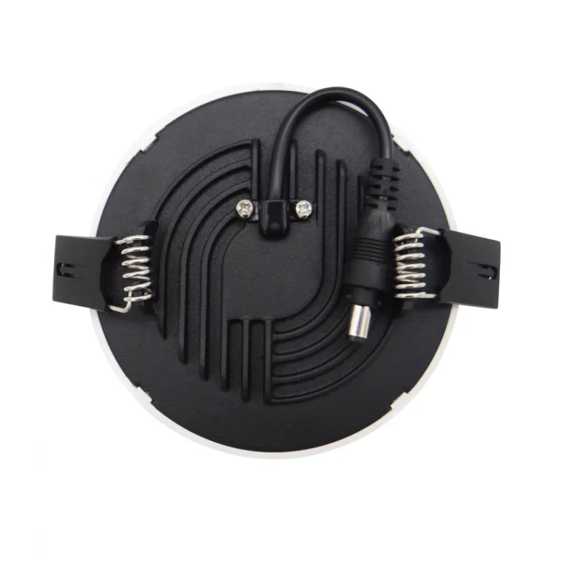 Spot semi Encastrable 8w LED rond gris 840 lumens 4000k