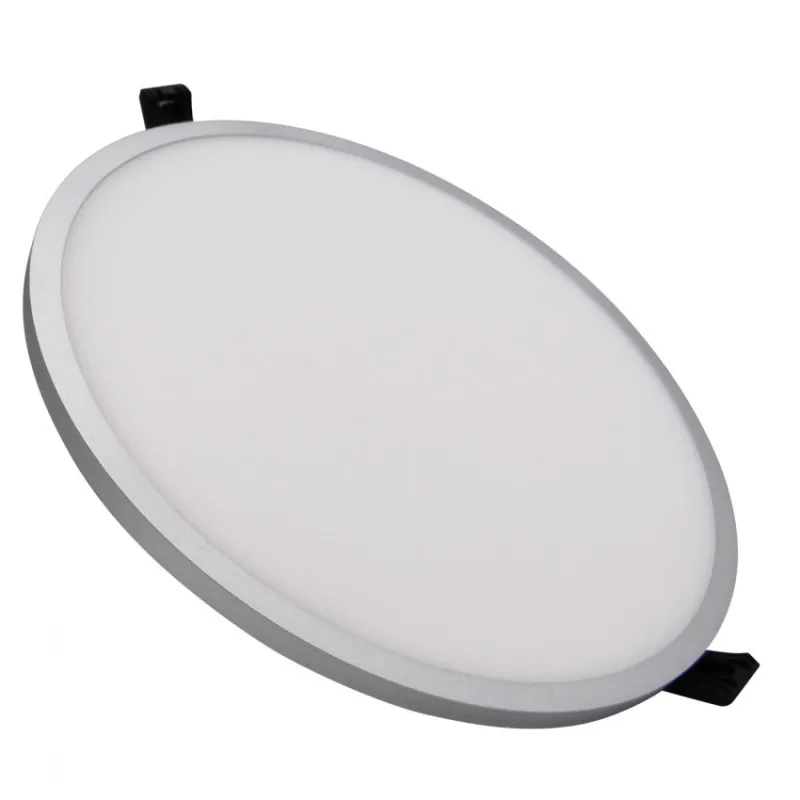 Spot semi Encastrable 8w LED rond gris 840 lumens 4000k