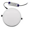 Spot semi Encastrable 30w LED rond gris 3300 lumens 4000k