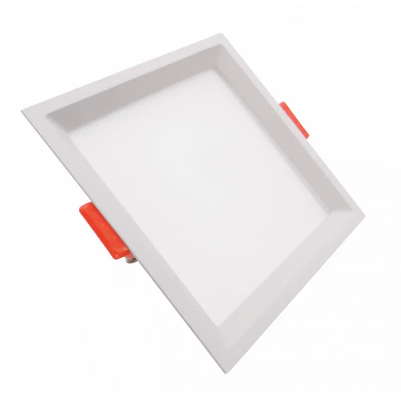Spot Encastrable 16w LED cct carré blanc 1900 lumens 150x150mm