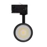 Projecteur led 30w noir-36°-cri 80-3000lm-cct-rail 3 allumages boutiques commerces