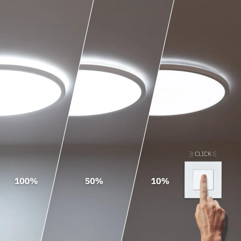 Applique plafonnier led 24w variable rond 42cm-4000k