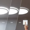 Applique plafonnier led 24w variable rond 42cm-4000k