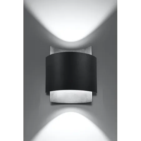 Applique murale IMPACT noire