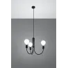 Chandelier PICCOLO 3 noir