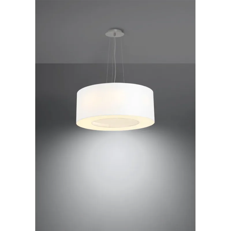 Chandelier SATURNO 50 blanc