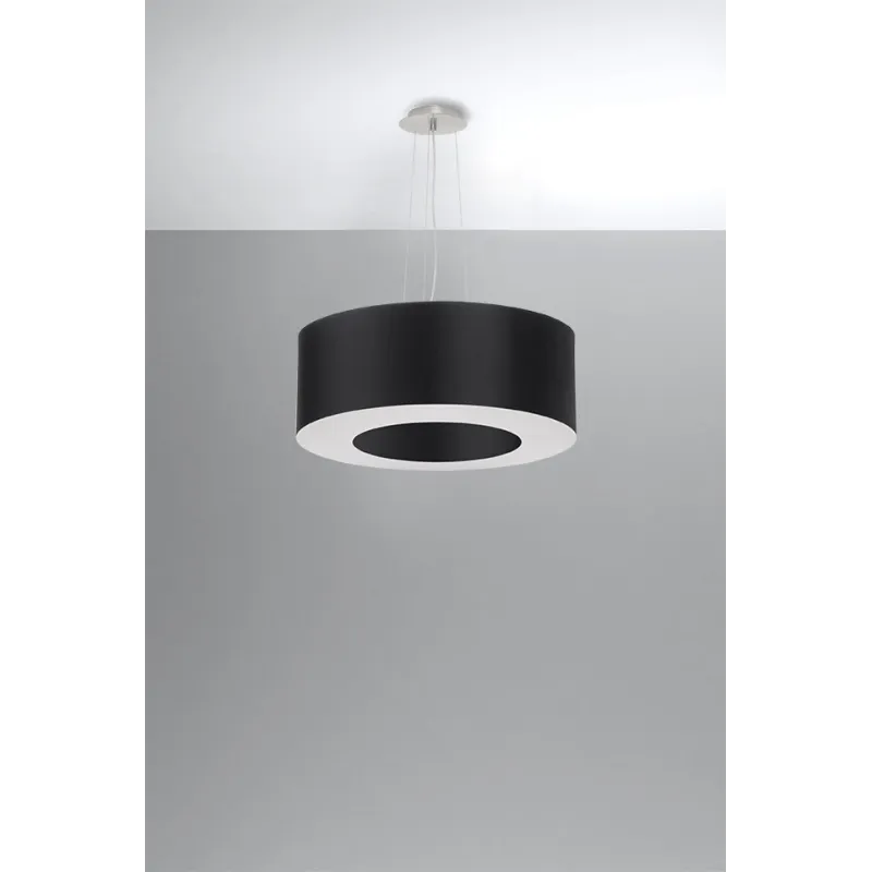 Chandelier SATURNO 50 noir