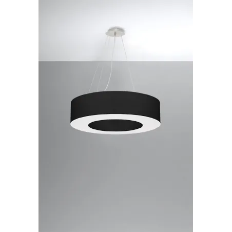 Chandelier SATURNO 70 noir