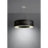 Chandelier SATURNO 70 noir