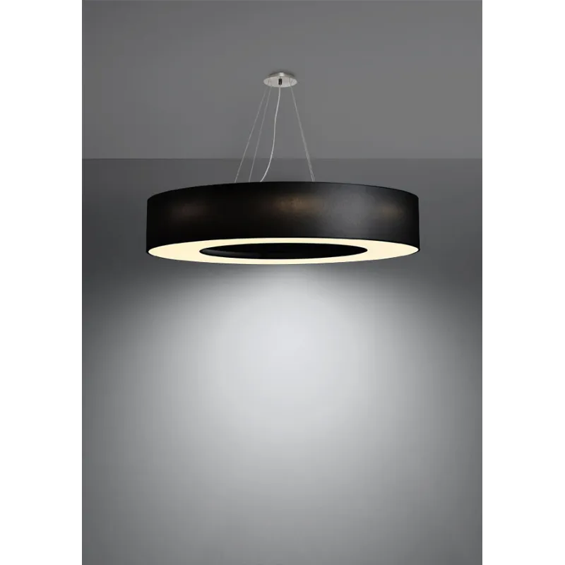 Chandelier SATURNO 90 noir