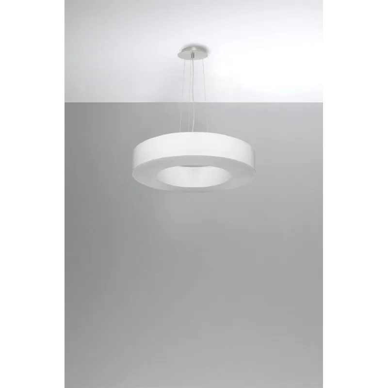 Chandelier SATURNO SLIM 50 blanc