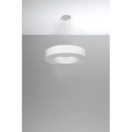 Chandelier SATURNO SLIM 50 blanc