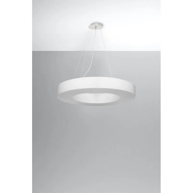 Chandelier SATURNO SLIM 70 blanc