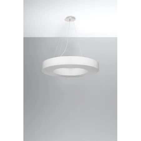 Chandelier SATURNO SLIM 70 blanc