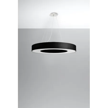 Chandelier SATURNO SLIM 70 noir