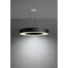 Chandelier SATURNO SLIM 70 noir