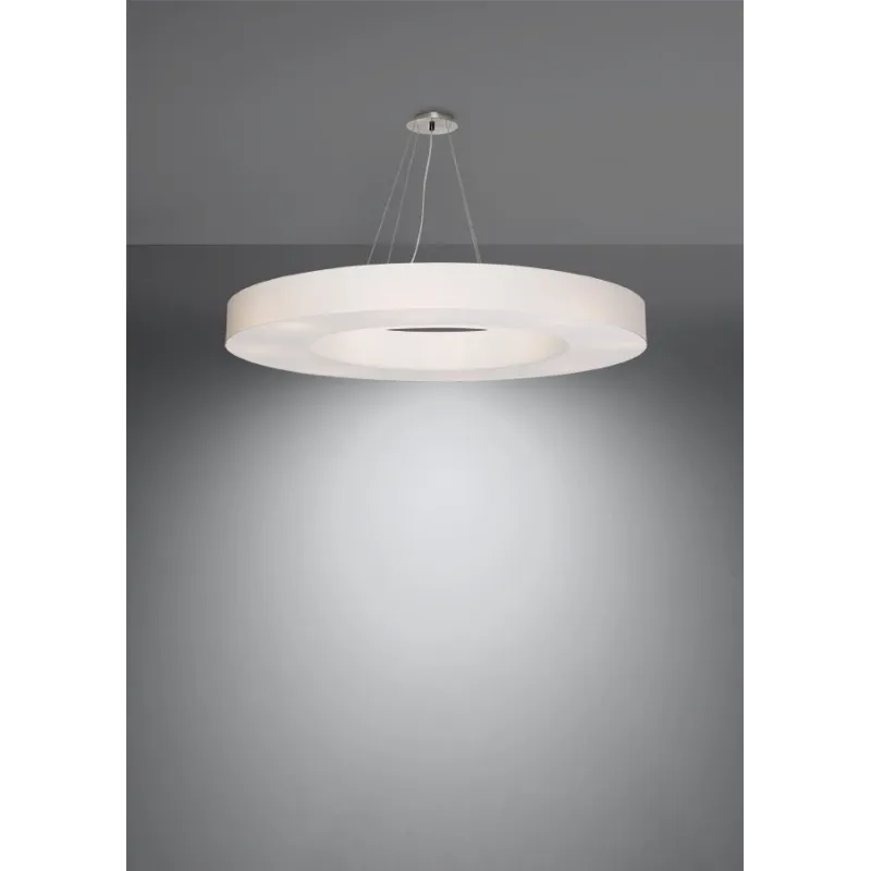 Chandelier SATURNO SLIM 90 blanc