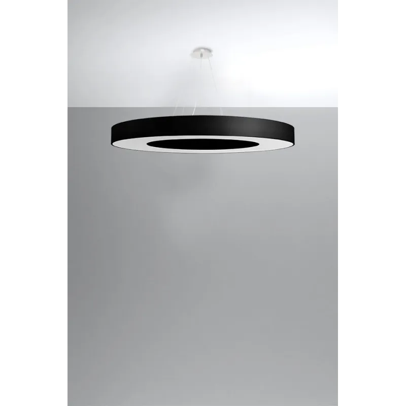 Chandelier SATURNO SLIM 90 noir