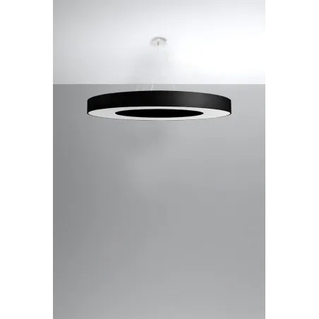 Chandelier SATURNO SLIM 90 noir