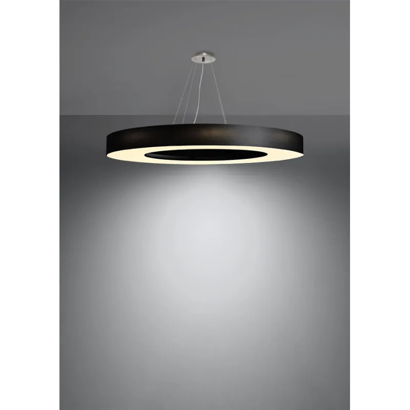 Chandelier SATURNO SLIM 90 noir