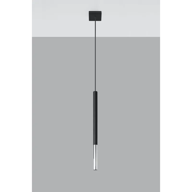 Suspension MOZAICA 1 noir/chrome