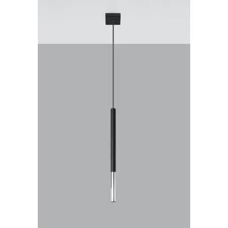 Suspension MOZAICA 1 noir/chrome