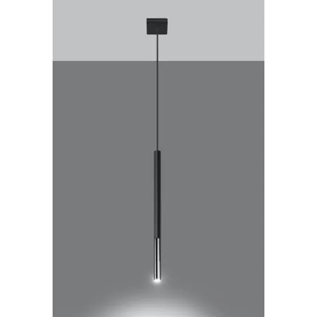 Suspension MOZAICA 1 noir/chrome